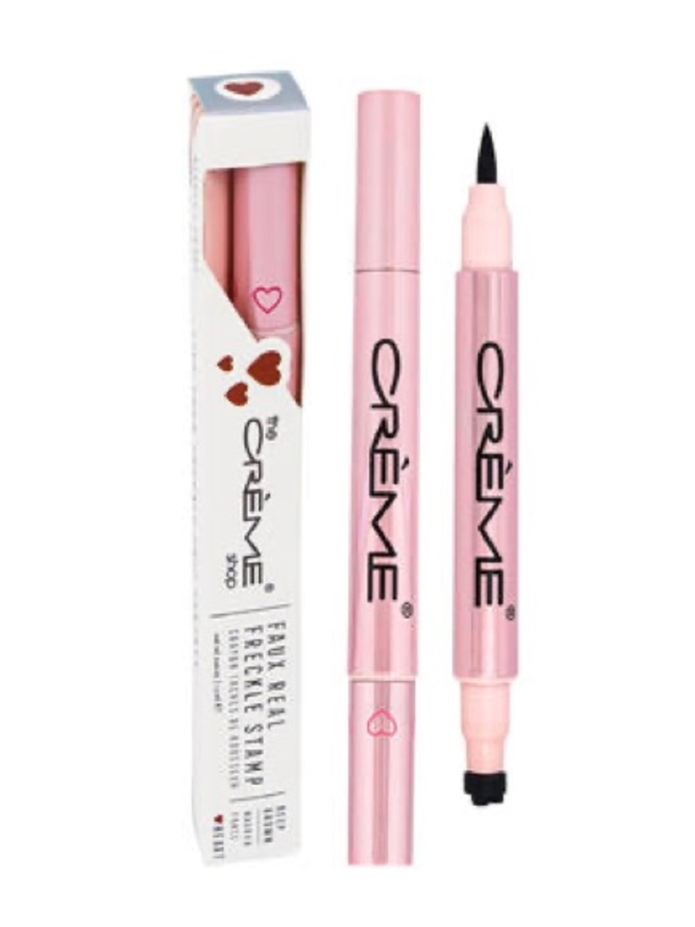 CRÈME Faux Freckle Stamp + Eyeliner Duo in Pink